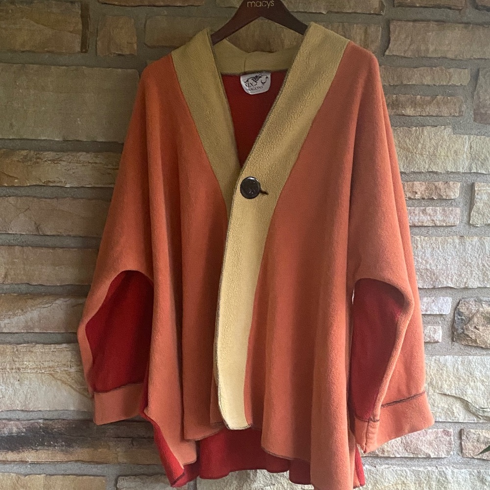 Orange and Cream Women's Sweater